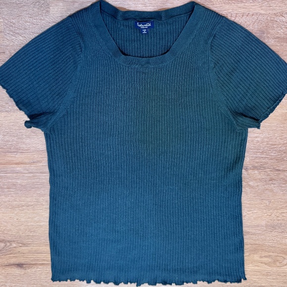 Splendid Ribbed Crew Tee - Picture 1 of 4